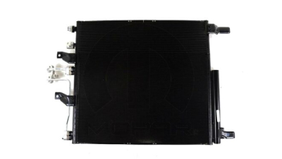 Condensator climatizare, Dodge RAM 1500 2012-2019, motor 3.6 V6, full aluminiu brazat 615 (570)x550x16mm, cu racitor ulei cutie de viteze integrat si uscator, Aftermarket, 52014632AA
