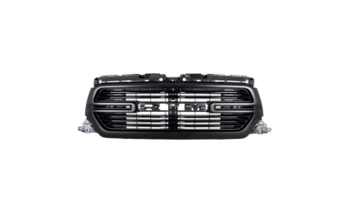 Grila masca fata RAM 1500/2500/3500, 01.2018- model BIGHORN, Lone Star,cu gauri camera; negru