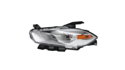 Far DODGE DART, 05.2012-, partea Dreapta, TYC, Tip=USA; tip bec HiR2+W5W+WY28/8W; manual; argintiu; halogen