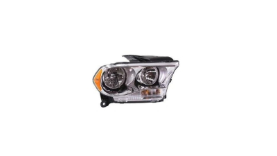 Far DODGE DURANGO, 12.2010-2013, Taiwan, fata, partea dreapta, Tip=USA; tip bec H11+HB3+W5W+WY28/8W; manual; argintiu; Omologare: SAE;