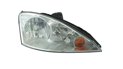 Far Ford Focus (Daw/Dbw/Dnw/Dfw), 10.2001-11.2004, partea Dreapta, H1+H7+tip bec P21W+W5W; electric; argintiu; fara motor, DEPO