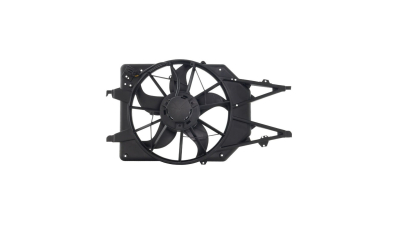 GMV radiator electroventilator Ford Focus, 01.1999-2004, Motorizare 1, 8 Di/Tddi 55kw; 1, 8 Tdci 74/85kw; 1, 8 Turbo Di/Tddi 66kw Diesel, tip climatizare fara AC, cutie Manuala, dimensiune 320W/375 mm; 2 pini, plastic, Aftermarket