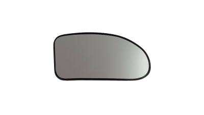 Geam oglinda exterioara cu suport fixare Ford Focus 1, 09.1998-11.2004, partea Dreapta, incalzit; sticla convexa; geam cromat; se potriveste doar oglinzilor OE, Aftermarket