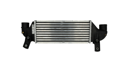 Intercooler Ford Focus 1, 08.1998-04.2005, motor 1.8 TDCI, Fiesta, 09.1999-04.2002, motor 1.8 TD, diesel, cutie manuala, cu/fara AC, aluminiu brazat/plastic, 338x127x73 mm, 