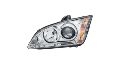 Far FORD FOCUS II (DA), 11.2004-01.2008, partea Stanga, VISTEON, tip bec H1+H7+PY21W+W5W; electric; janta cromata; cu motor; halogen; cu lumina viraje