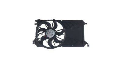 GMV radiator electroventilator Ford Focus 2 (Da_), 2004-2011, Motorizare 1, 6 74/85kw; 1, 6 Tdci 66/74/80kw; 1, 8 92kw; 2, 0 107kw Diesel/Benzina, dimensiune 390mm, cu 2pini, fara modul control electricmm, Aftermarket