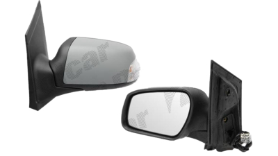 Oglinda exterioara Ford Focus 2 (Da ) 11.2004-01.2008 partea dreapta Best Auto Vest crom convex carcasa prevopsita grunduita reglare electrica cu incalzire, mufa cu 10 gauri/ 6 pini