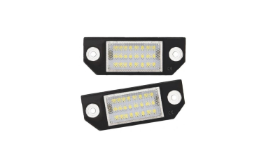 Set lampa numar FORD FOCUS II (DA ), 11.2004-12.2010 COMBI, SEDAN; FOCUS C-MAX (C214), 10.2003-06.2007; C-MAX (C214), 06.2007-12.2010, EU, partea stanga=dreapta, LED; tuning;