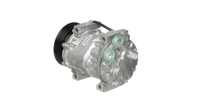 Compresor aer conditionat Ford Focus C-Max, 2007-2011, motorizare 1.6 TDCI 66/80kw, diesel, rola curea 120 mm, 6 caneluri, tip Sanden: SD7V16
