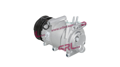 Compresor aer conditionat Ford Focus II, 2004-2011; C-MAX, 2007-2011, Focus C-MAX, 2003-2011 motorizare 1.8/2.0, benzina, rola curea 109 mm, 5 caneluri, Visteon tip: VS16