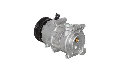 Compresor aer conditionat Ford C-MAX, 2007-2011, Focus III, 2011-2018, motorizare 1.6, benzina, rola curea 110 mm, 5 caneluri, Visteon tip: VS16