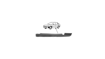 Prag Ford Escort 3-Usi (Gal/Aal/Abl/All/Afl)Hb Sedan 01.1995-02.1999 Ford Escort 3-Usi (Gal/All/Avl)/Orion + Combi/Van 07.1990-12.1994 Stanga , prag din metal
