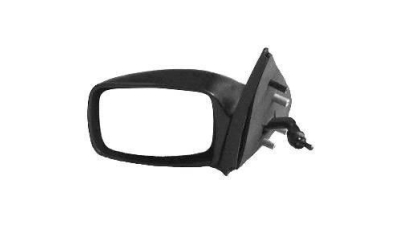 Oglinda exterioara Ford Fiesta/Courier 04.1989-10.1995 partea dreapta View Max crom convex carcasa neagra reglare manuala prin cablu fara incalzire