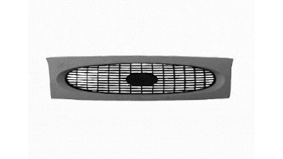 Grila radiator Ford Fiesta (Jas/Jbs)/Courier, 11.1995-08.1999, Mazda 121 (JASM/JBSM), 03.96-12.99, negru/grunduit, 1003165, 321005-R typ Ford
