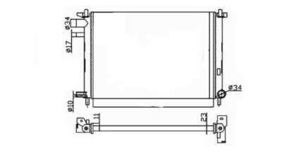 Radiator racire Best Auto Vest 321008A1