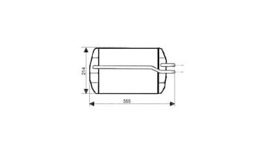 Radiator Incalzire Mazda 121, 03.1996-2002, motor 1.25, 1.3, benzina, 1.8 D, diesel, aluminiu brazat/aluminiu, 245x205x21 mm, SRLine
