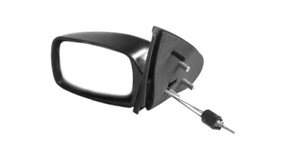 Oglinda exterioara Ford Fiesta (Jas/Jbs/Jvs)/Courier 09.1999-12.2001 partea stanga View Max crom convex carcasa prevopsita grunduita reglare manuala prin cablu fara incalzire