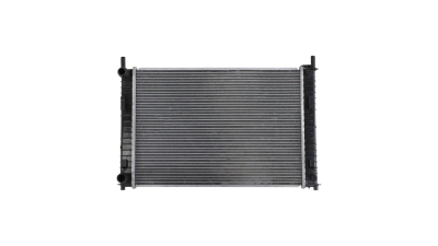Radiator racire Ford Fiesta (Jhs), 05.2002-07.2008, Fusion (Jus), 2002-2012, Mazda 2 (Dy), 09.2002-06.2007, Motorizare 1, 4 Mz-Cd; 1, 4 Tdci 50kw Diesel, tip climatizare cu/fara AC, cutie M/A, cu conectori rapizi, dimensiune 500x350x24mm, Cu lipire fagure