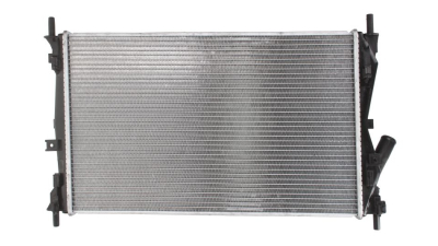 Radiator racire Ford Fiesta, 09.2004-07.2008, Fusion (JHS), 09.2004-2008, motor 1.6 TDCI, 66 kw, diesel, cutie manuala, cu/fara AC, 595x378x23 mm, aluminiu/plastic 