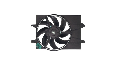 GMV radiator electroventilator Ford Fiesta (Jhs), 05.2002-07.2008, Fusion (Jus), 2002-2012, Mazda 2 (Dy), 09.2002-06.2007, 1,25 51/55kw ; Diesel/Benzina, Manual, cu AC, 250W/360mm, cu 2 pini, plastic, Aftermarket