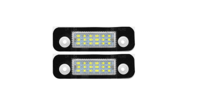 Set lampa numar FORD FIESTA (JHS), 01.2002-09.2008; FUSION (JUS), 08.2002-2012; MONDEO (BAP/BFP/BNP), 09.1996-11.2000, EU, partea stanga=dreapta, LED; tuning;