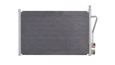 Condensator climatizare Ford Fusion (JHS), 08.2002-12.2012, motor 1.4 TDCI, 50 kw diesel, full aluminiu brazat, 580 (530)x360x16 mm, fara filtru uscator