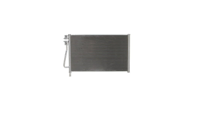 Condensator climatizare Ford Fusion (JHS), 08.2002-12.2012, motor 1.25, 55 kw; 1.4, 59 kw; 1.6, 74 kw benzina, full aluminiu brazat, 580 (530)x360x16 mm, fara filtru uscator