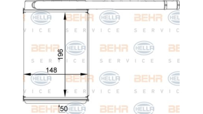 Radiator incalzire habitaclu Ford Fiesta 5 (Jh, Jd), Fiesta 6 Van, Fusion (Ju); Mazda 2 (De), 2 (Dy)
