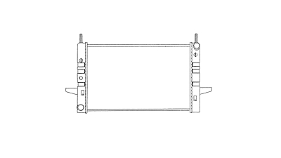 Radiator racire Ford Sierra, 05.1988-05.1989, Motorizare 1, 6 56kw; 1, 8 66kw Benzina, cutie Manuala, dimensiune 604x347x42mm, Cu lipire fagure prin brazare, Aftermarket