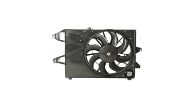 GMV radiator electroventilator Ford Mondeo 09.1993-2000, dimensiune 230W/390mm, cu rezistor, plastic, Aftermarket