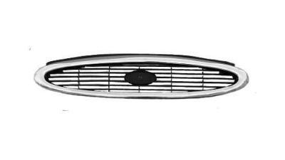 Grila radiator Ford Mondeo HatchBack/Sedan/Combi, 09.1996-11.2000, crom/negru, fara emblema, 1036771, 321705-R motorizare Benzina