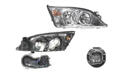 Far Ford Mondeo (B4y/B5y/Bwy), 10.2000-03.2007, fata, Dreapta, H1+H7+PY21W+W5W; electric; fara motoras, DEPO