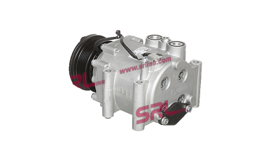 Compresor aer conditionat Ford Mondeo, 2000-2007, motorizare 1.8 81/92/96kw, 2.0 107kw, benzina; Transit, 2006-2014, 2.3 107kw, benzina, rola curea 97 mm, 6 caneluri, Visteon tip: Scroll90v