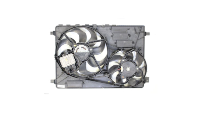 GMV radiator electroventilator Land Rover Freelander (Fa) 2006-2015, Range Rover Evoque 2011- Diesel, dimensiune mm, Aftermarket