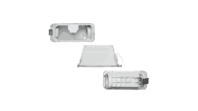 Lampa numar Ford Mondeo (BA7) 03.2007-2015, gri, stanga=dreapta