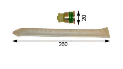 Uscator aer conditionat Opel Antara, 2006-2016, motor 2.4, 3.2 V6, benzina; 2.0 CDTI, diesel, OEM/OES, tip gaz R134A, Inaltime : 260, Latime : 20, 