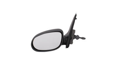 Oglinda exterioara Ford Ka (Ru8) 10.2008-2015 partea stanga View Max crom convex carcasa neagra reglare manuala prin cablu fara incalzire
