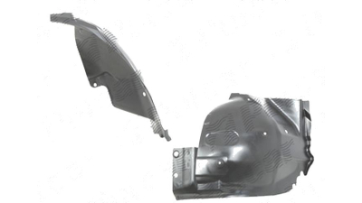 Carenaj aripa interioara, aparatori noroi Ford Mustang, 02.2009-01.2015, fata, Stanga, spate; polipropilena (PP/PPE)