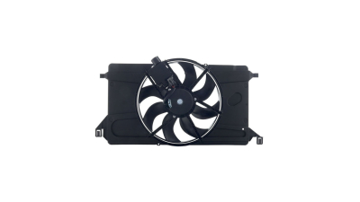 GMV radiator electroventilator Ford C-Max, 2007-201/Focus C-Max, 2003-2007, Ford Focus, 2004-2011 (Motorizare 1, 6 74/85kw) Benzina, tip climatizare cu AC, dimensiune 380mm/2+2 pini, cu modulmm, GATE