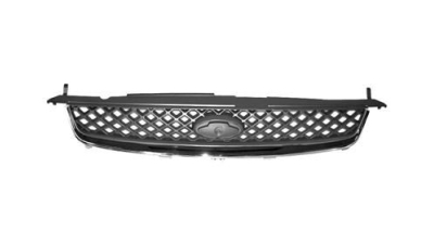 Grila radiator Ford Fiesta (Jhs), 10.2005-09.2008, crom/gri, 1381784, 323705-1