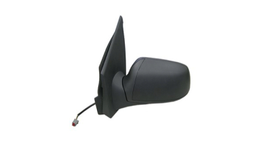 Oglinda exterioara Ford Fiesta (Jhs) 10.2005-09.2008 partea stanga 5pini rectangulari, crom convex carcasa neagra prevopsita reglare electrica cu incalzire