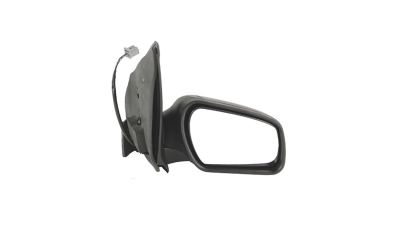 Oglinda exterioara Ford Fiesta (Jhs) 10.2005-09.2008 partea dreapta Best Auto Vest crom convex carcasa neagra reglare parghie fara incalzire
