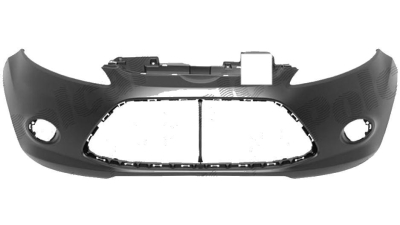Bara fata Ford Fiesta (Ja8), 09.2008-01.2013, negru, cu locas pentru proiectoare, 1568813
