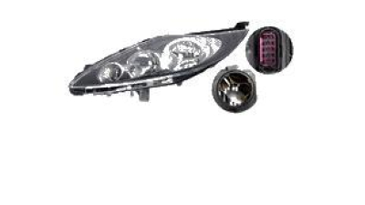 Far Ford Fiesta (Ja8), 09.2008-01.13, Negru, Tip bec H1+H7 , omologare ECE, cu motoras , cu bec, 1580705, Stanga, marca Al Automotive Lighting