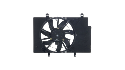 GMV radiator electroventilator Ford Fiesta(Ja8), 08.2008-, B-Max 2012-; , 1,25 44kw/60kw ; 1,4 71kw ; 1,4 Tdci 51kw; Diesel/Benzina, cu AC , 2+2 pini, 345mm , 380W ; cu rezistor, Aftermarket