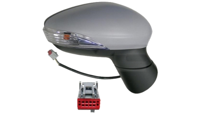 Oglinda usa exterioara Ford Fiesta (Ja8), 09.2008-01.2013, partea Dreapta, reglare electrica; grunduit; incalzit; sticla asferica; cu Lucas, SRL