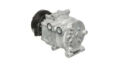 Compresor aer conditionat Ford Fiesta (JA8), 06.2008-06.2011, Fusion (JHS), 11.2006-12.2012, motorizare 1.25/1, 4/1, 6, benzina, rola curea 97 mm, 6 caneluri, Visteon tip: Scroll90