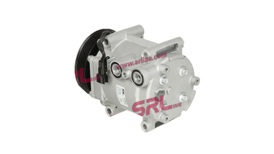 Compresor aer conditionat Ford Fiesta (JA8), 06.2008-09.2011, motor 1.4 TDCI/1.6 TDCI, Mazda 2, 2007-2014, motorizare 1.4 d/1.6 D, diesel, rola curea 118 mm, 6 caneluri, Visteon tip: SC-90V
