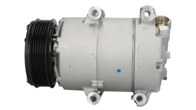 Compresor aer conditionat Ford Fiesta (JA8), 01.2009-08.2016, motorizare 1.6 TDCI, diesel, rola curea 110 mm, 6 caneluri, Visteon tip: VS16