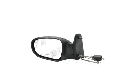 Oglinda exterioara Ford Galaxy (Wgr), 05.1995-03.1998, Seat Alhambra (7V8/7V9), 04.1996-01.1998, Vw Sharan (7M), 05.1995-04.1998, Stanga, Crom, manuala,prin cablu, Fara incalzire, carcasa neagra, Convex, View Max, 1059712; 7376909; 7M1857507E01C; 95VW1768